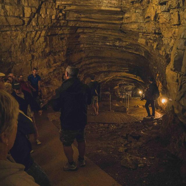 Dans L'abîme De Bramabiau 1©ot Millau Grands Causses A. Humbert