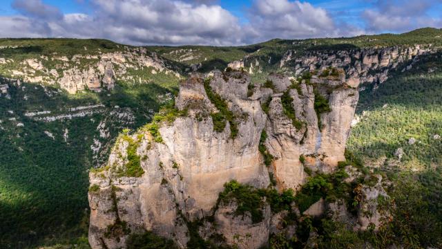 Rando Echelles Cinglegros Aventure 2 Gorges Du Tarn Laetitia Raisin Robert