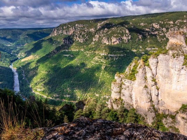 Rando Echelles Cinglegros Aventure 7 Gorges Du Tarn Laetitia Raisin Robert