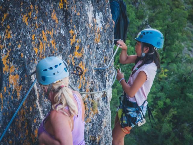 Rots en klettersteig