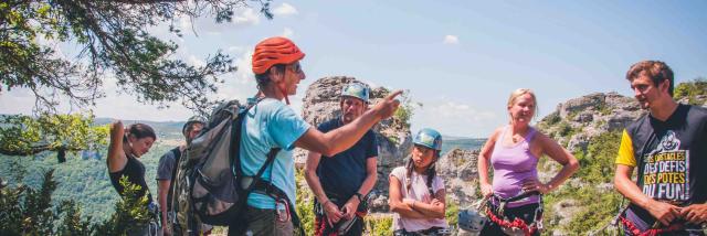 Rots en klettersteig