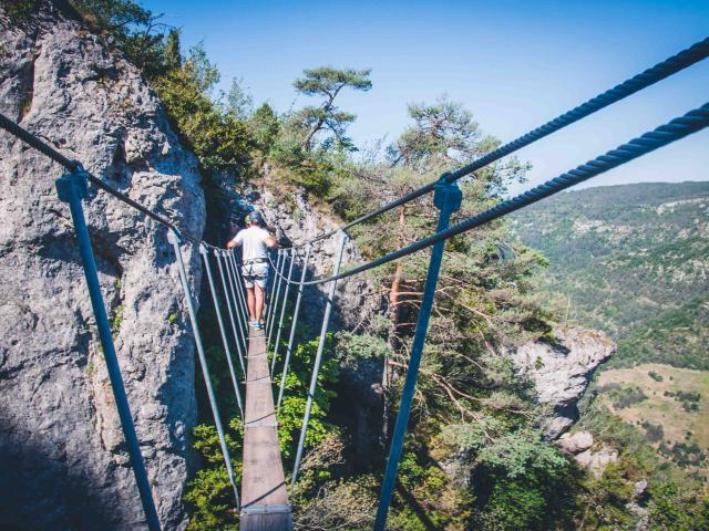 Rots en klettersteig