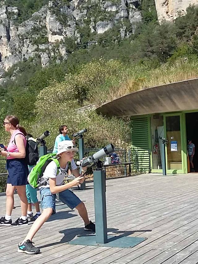 Terrasse De La Maison Des Vautours Ot Millau Grands Causses M. Remize