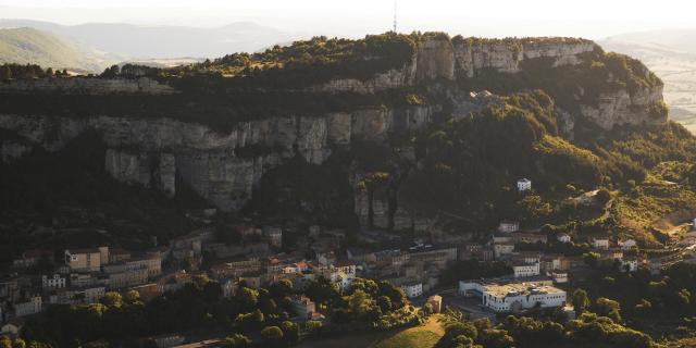 Luchtfoto van Roquefort 7grands Sites Midi Pyenees