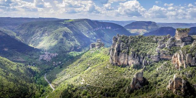 Senderismo Corcniches du Méjean