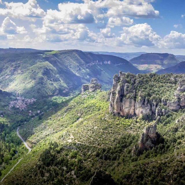 Senderismo Corcniches du Méjean