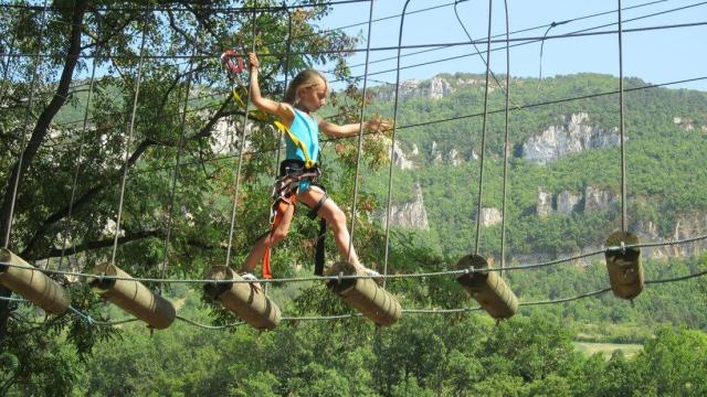 Acrobranche course Acroparc Du Mas