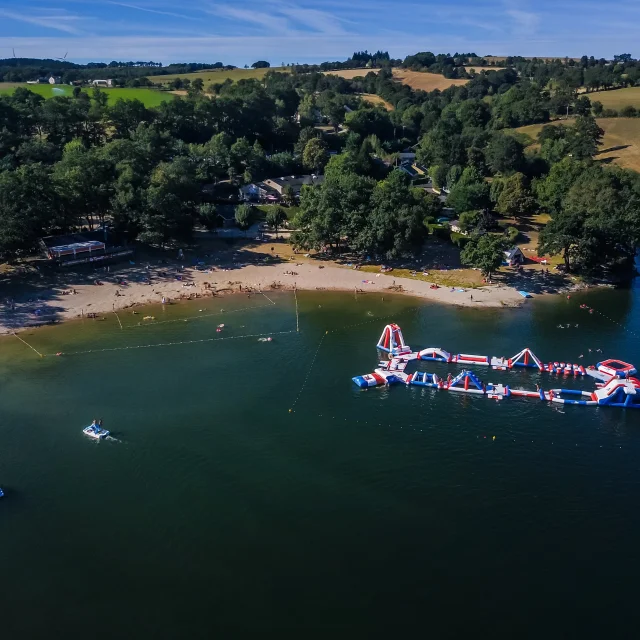 Plage Rousselleries Pont De Salars Levezou Aveyrongreg Alric Min