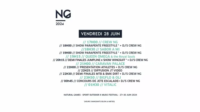 Programme Music Ng 2024 Vendredi 28 Juin 2024