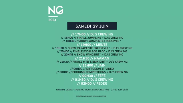 Programme Music Ng 2024 Samedi 29 Juin 2024