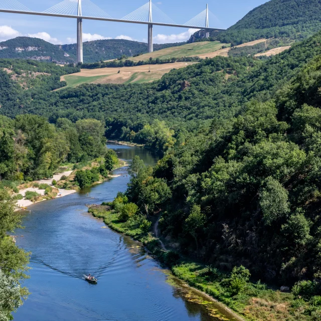 Viaduct Peyre Bateliers Verkennen Millau 01 2023 